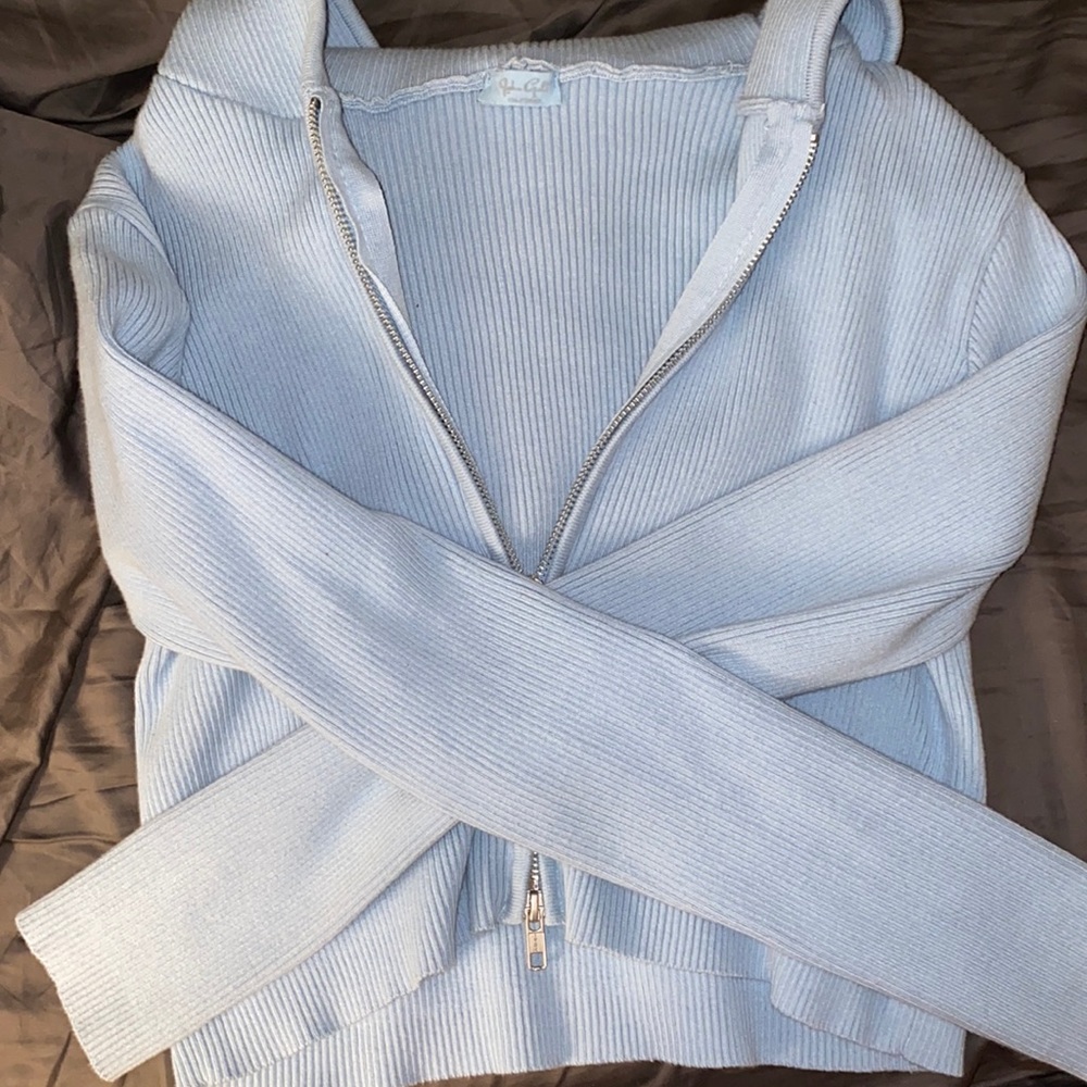 Brandy Melville light blue jacket